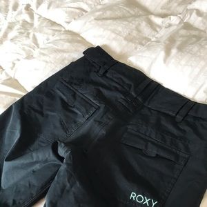 Black roxy snowboard pants